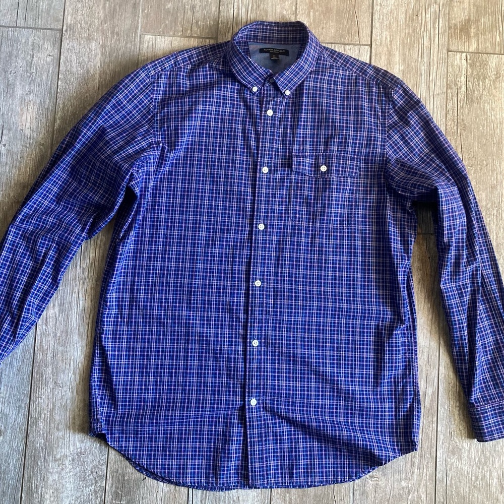 Banana Republic Mens Soft Wash Button Down Shirt
